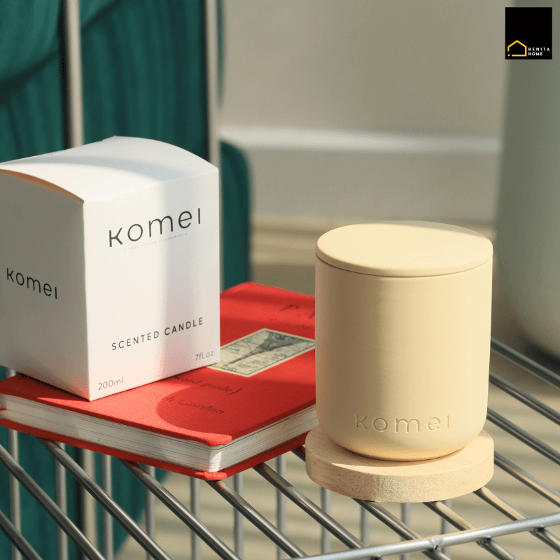 เทียนหอม KOMEI 200 กรัม กลิ่น CRÈME BRULEE_1
